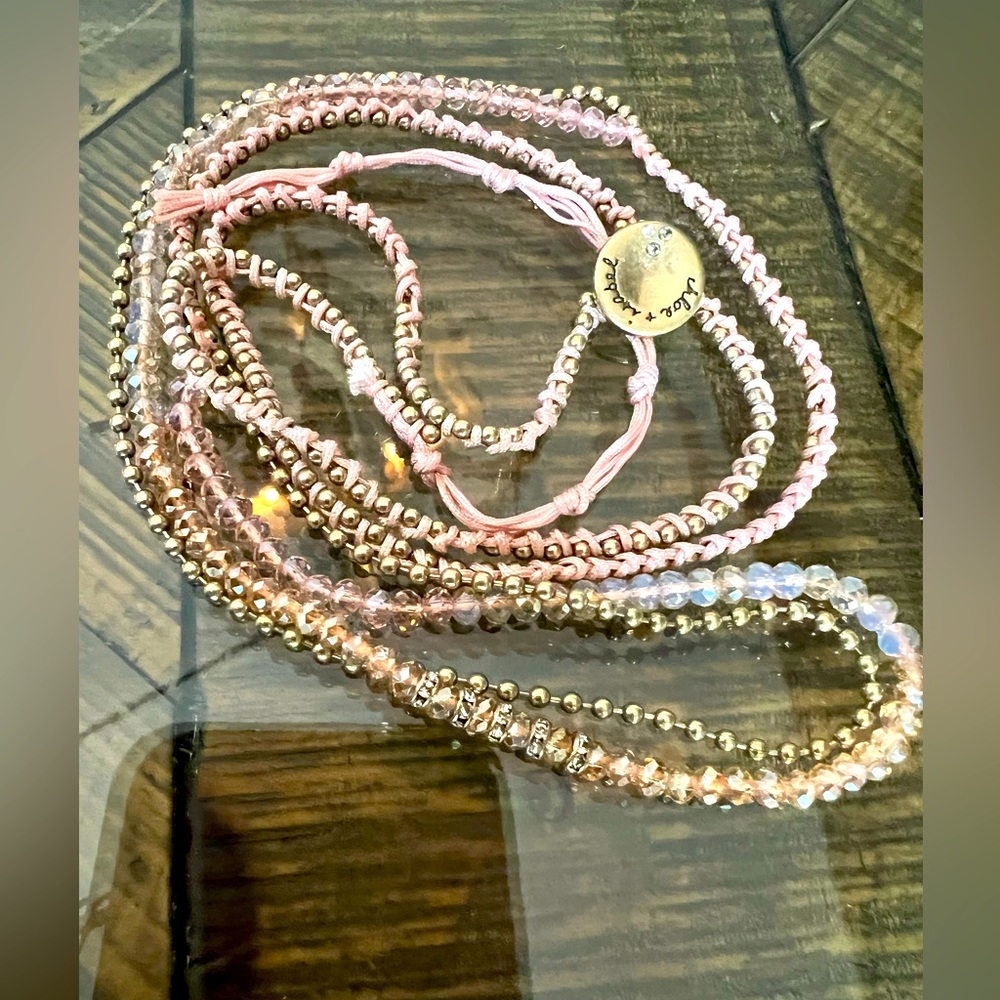 Bead & Chain Multi-Wrap Bracelet